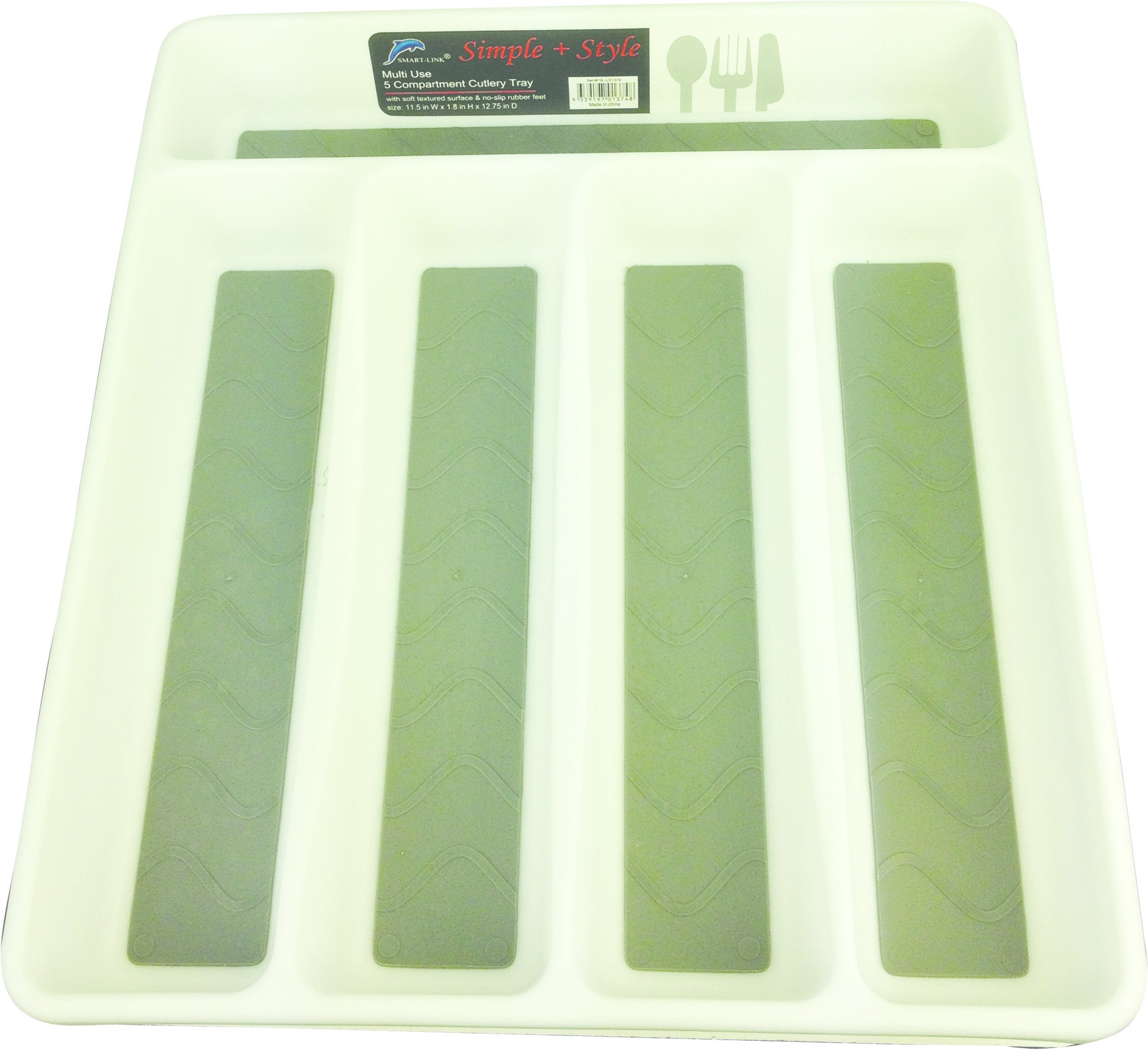 5 Compartment Utensil Tray