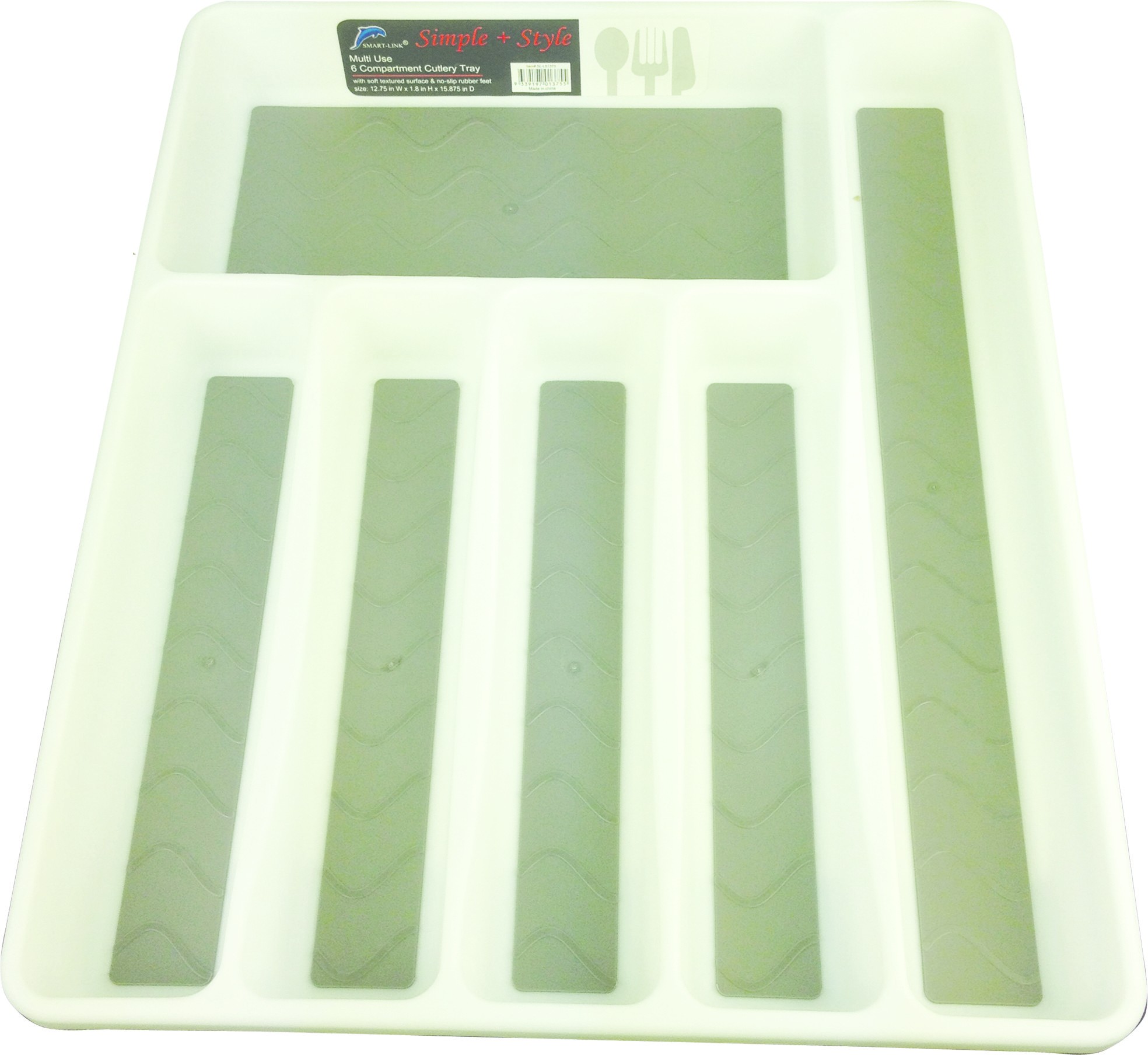 6 Compartment Utensil Tray