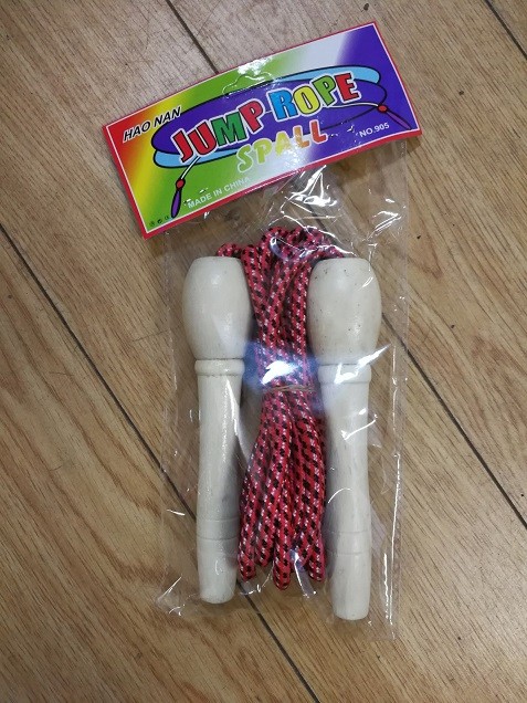 H7L, skipping rope wooden handle