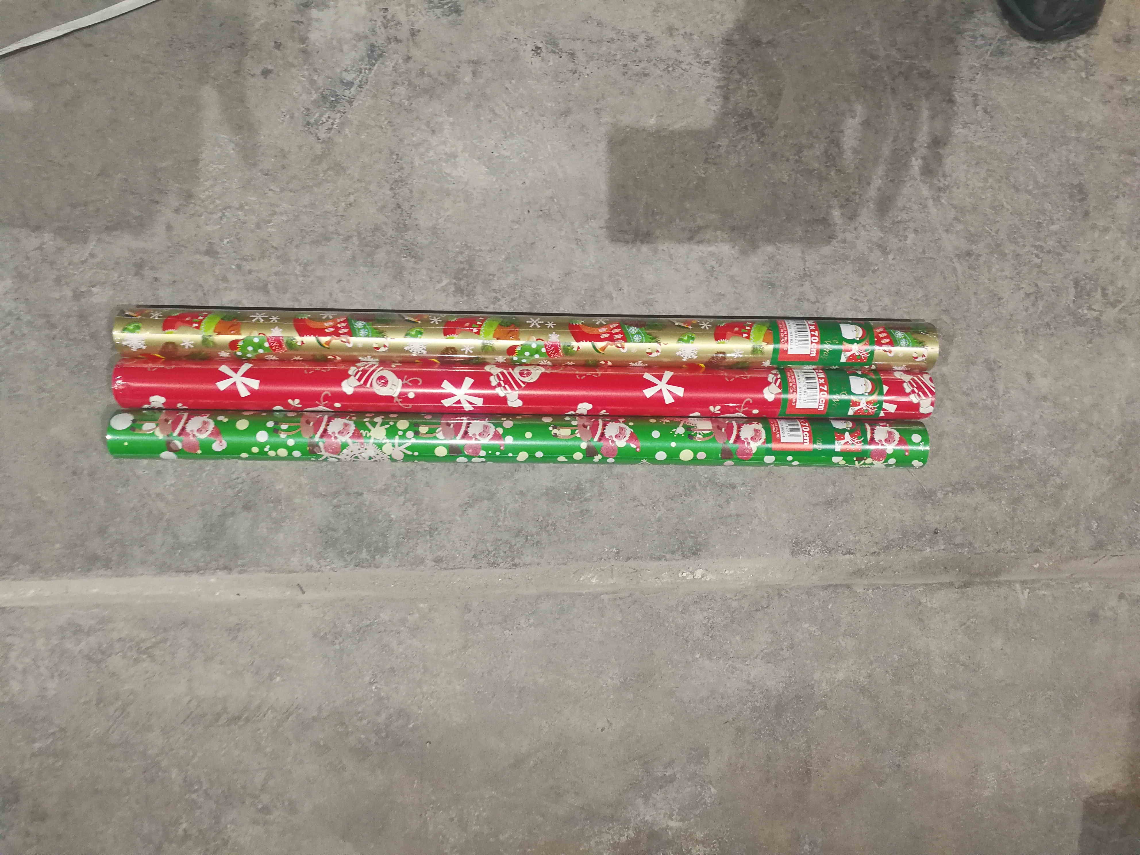 ST12837, 99CM X 3M XMAS WRAP