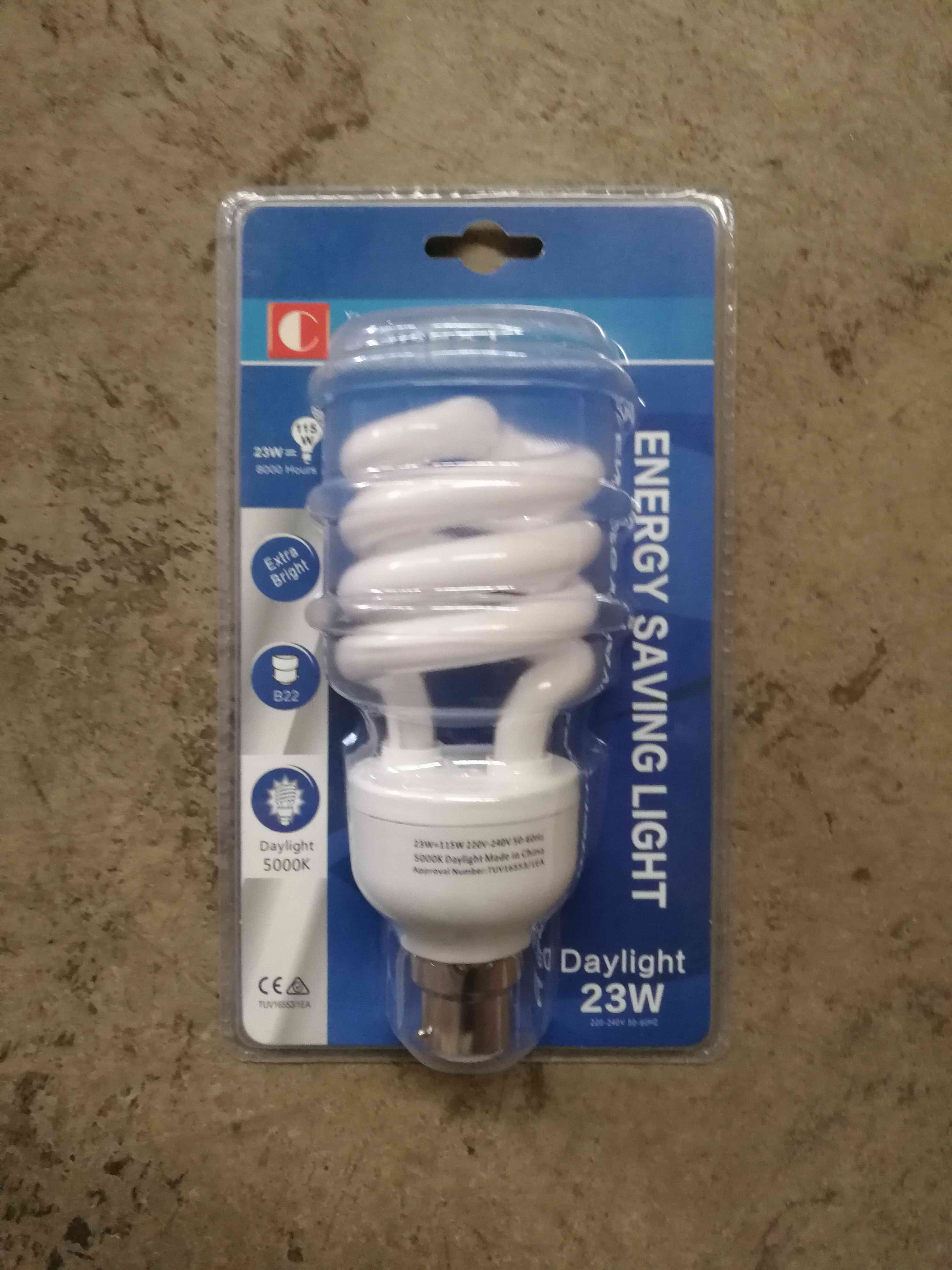 23w energy saving lamp bayonet