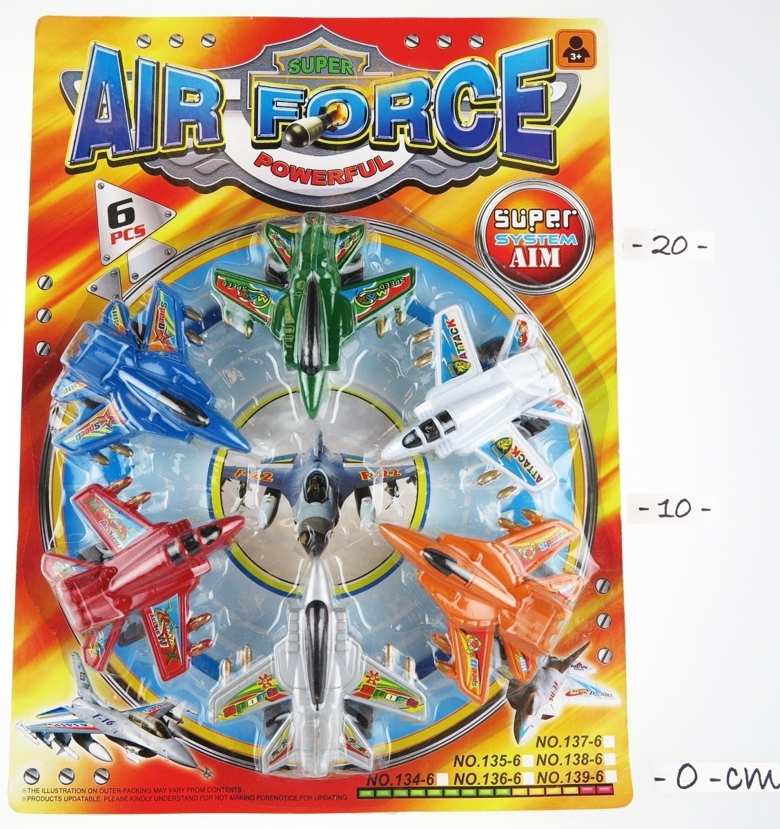 pull-back air force 6pcs