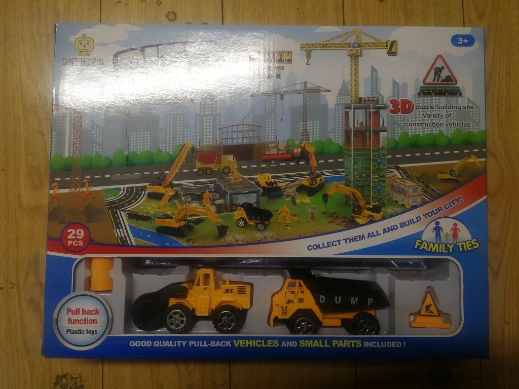 B12H, TY12176, PULL-BACK 3D PUZZLE