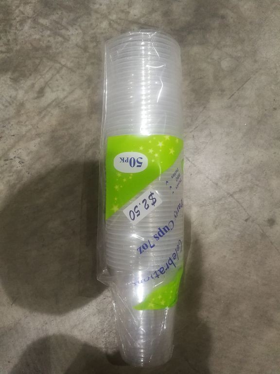 F6L, CLEAR CUPS 7OZ PK50