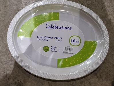 TY50507, OVAL PLATTERS 275X215MM PK10