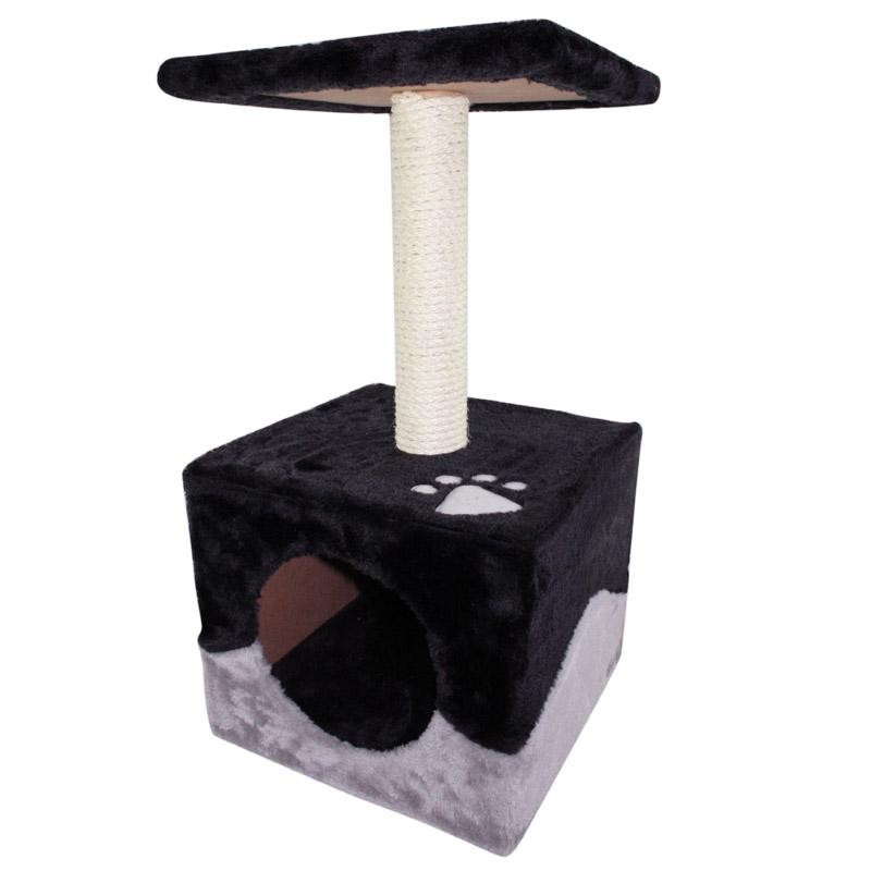 $18,SINGLE POST BOX CAT SCRATCHERS BLACK