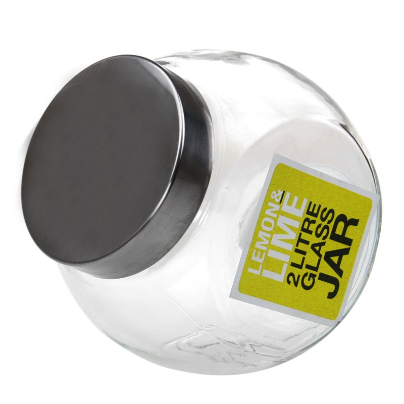 2L GLASS TILT JAR