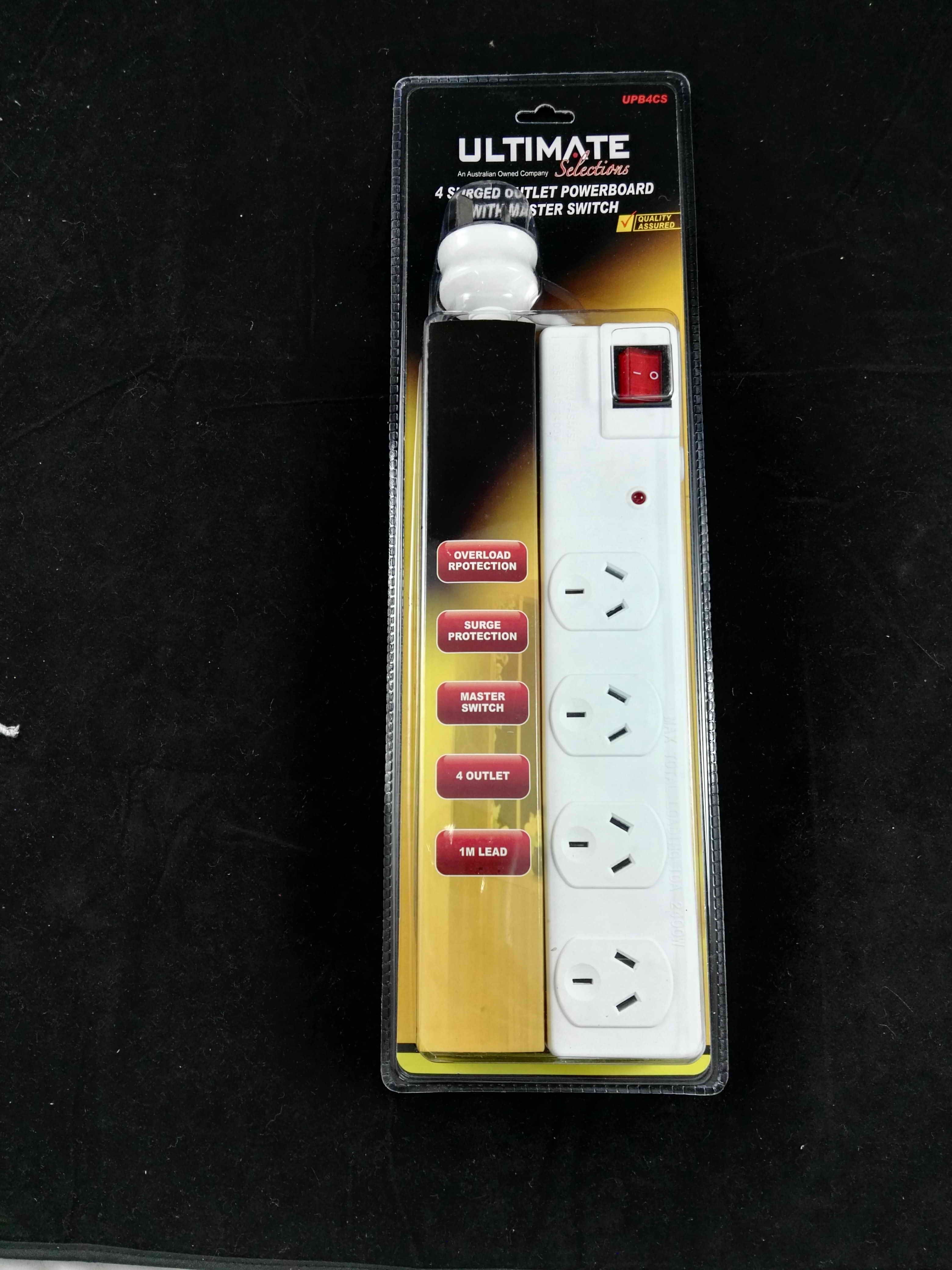 G14L, 4 way powerboard with switch