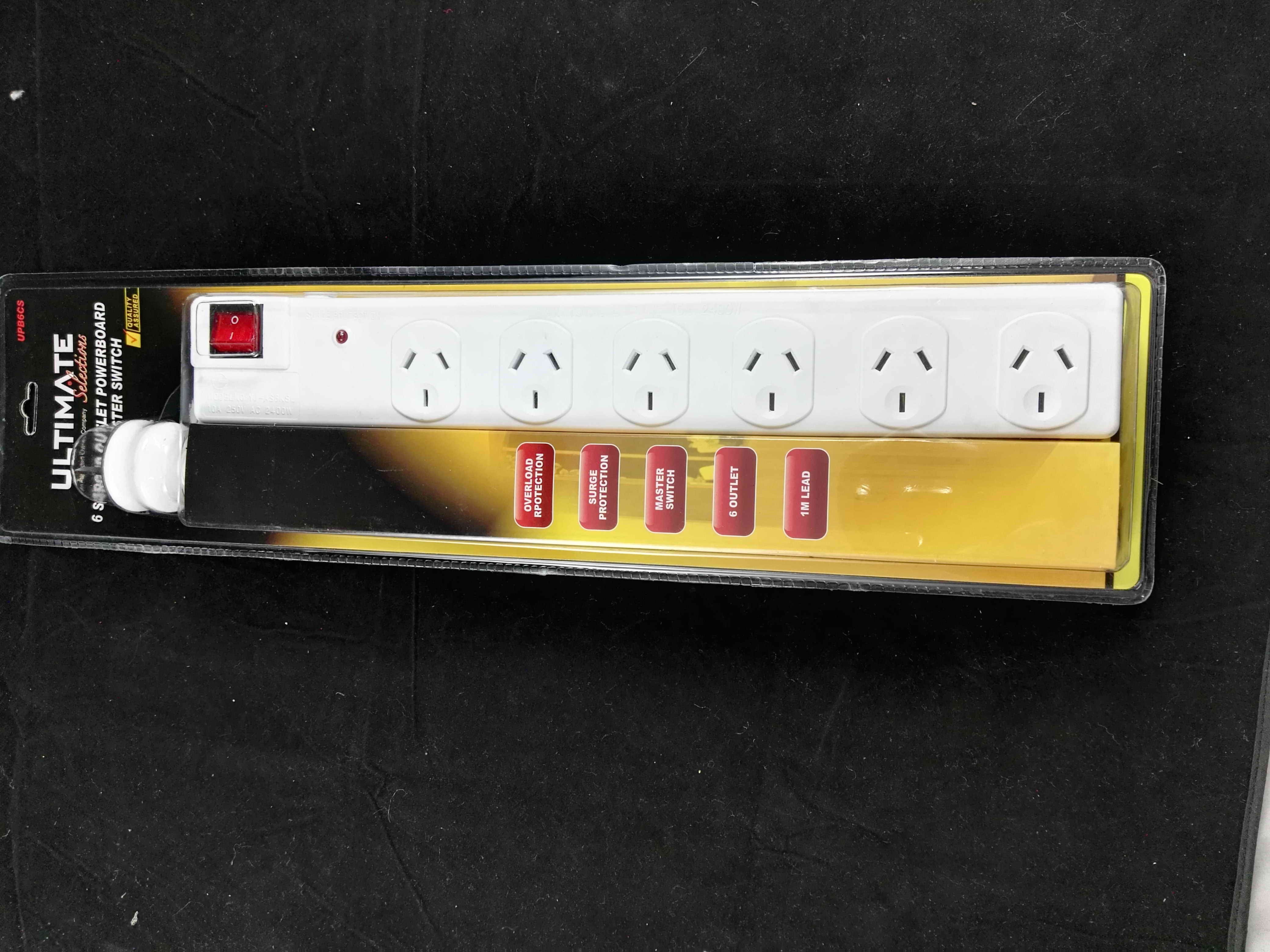 C9L, 6 way powerboard with switch