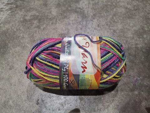 W0029, knitting wool multi color