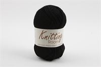 W1000, 100g Knitting Yarn Black