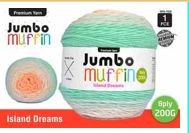 WIN-1000, 1pce Muffin Yarn Island Dreams 8ply 200g