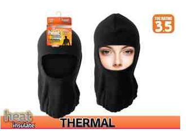 WIN-1015, 1Pce Heat Ins Delux Balaclava (one hole)