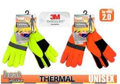 WIN-1018, 1Pair Fleece Gloves 3M WAntislip