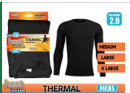 WIN-1024, 1Pce Mens Thermal Top Brushed Lining
