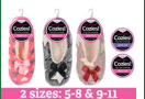 WIN-1253, 1Pair Ladies Sherpa Slipper W/Bow