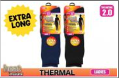 WIN-1847, 1Pair Ladies HeatIns Socks (Long) Ser2