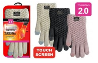 WIN-2818, 1 Pair Ladies Heat Insulate Touch Gloves