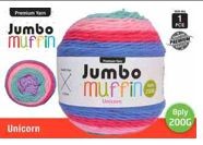 WIN-984, 1pce Muffin Yarn Unicorn 8ply 200g
