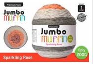 WIN-987, 1pce MuffinYarn Sparkling Rose 8ply 200g