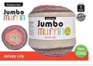 WIN-989, 1pce Muffin Yarn Jersey Lily 8ply 200g