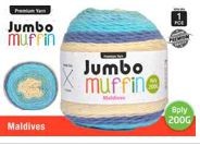 WIN-994, 1pce Muffin Yarn Maldives 8ply 200g