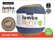 WIN-998, 1pce Muffin Yarn Autumn Skies 8ply 200g