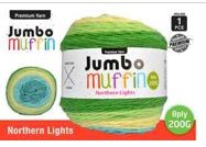 WIN-999, 1pce Muffin Yarn Northern Lights8ply200g
