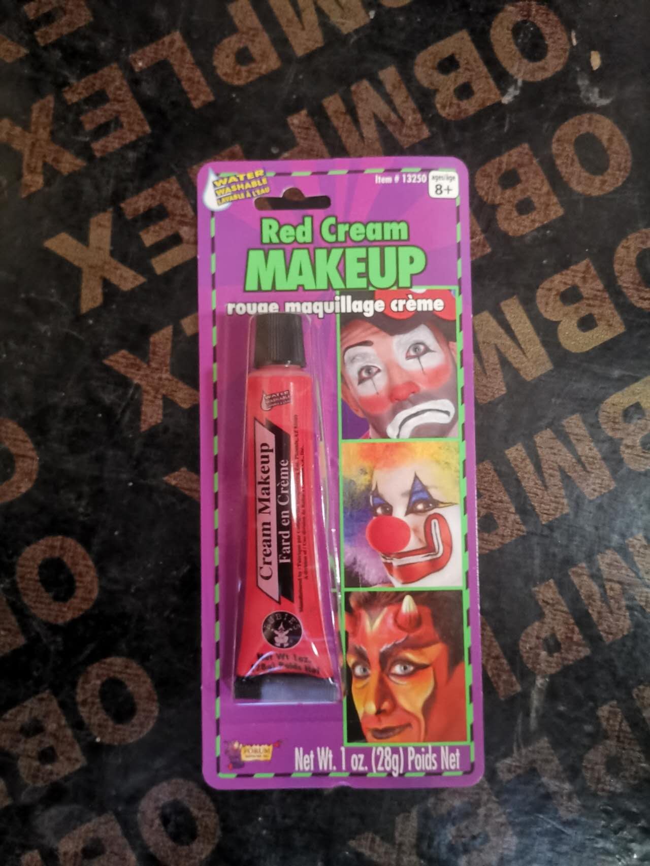X13250, Halloween Red Cream Makeup