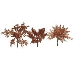 X238530, Xmas X238530, Xmas 3A COPPER GLITTER PICKS 15CM