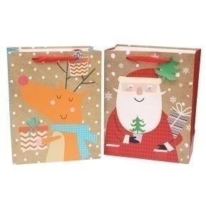 X244272, Xmas X244272, Xmas 2A MEDIUM KIDS GIFT BAGS