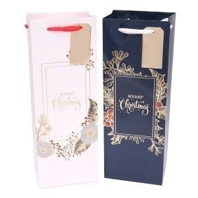 X244494, Xmas X244494, Xmas 2A ELEGANT BOTTLE BAG