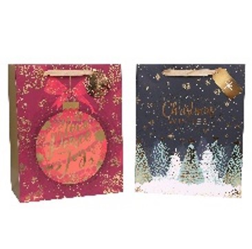 21X1, X264720, LRG HOT STAMPING GIFT BAG CONTEMPORARY
