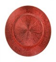 25x8, X415443, 33CM RED CHARGER PLATE