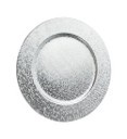 25x8, X415450, 33CM SILVER CHARGER PLATE