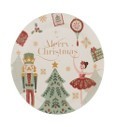 25X37, X428559, PK20 23CM NUTCRACKER SUITE PAPER PLATE-PLASTIC FREE