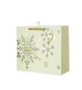 25X37, X443385, LRG SNOWFLAKE HORIZONTAL GIFT BAG 32X12X26CM