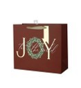 25X35, X444566, LRG JOY TO THE WORLD HORIZONTAL GIFT BAG 32X12X26CM