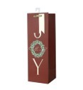 25X36, X444580, JOY TO THE WORLD HORIZONTAL BOTTLE BAG 13X36X12CM
