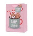 25X36, X444825, MED WARM WISHES GIFT BAG 18X23X10CM