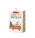25X36, X445006, MED DECK THE HALLS GIFT BAG 18X23X10CM