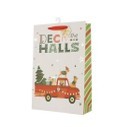 25X35, X445020, XL DECK THE HALLS GIFT BAG 30X42X12CM