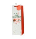 25X36, X448472, CHRISTMAS BOTTLE BAG 13X36X12CM