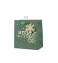 25X36, X448601, MED MERRY CHRISTMAS SQUARE GIFT BAG 17.5X17.5X10CM