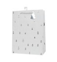 25X36, X448649, LRG SILVER TREE GIFT BAG 26X32X12CM
