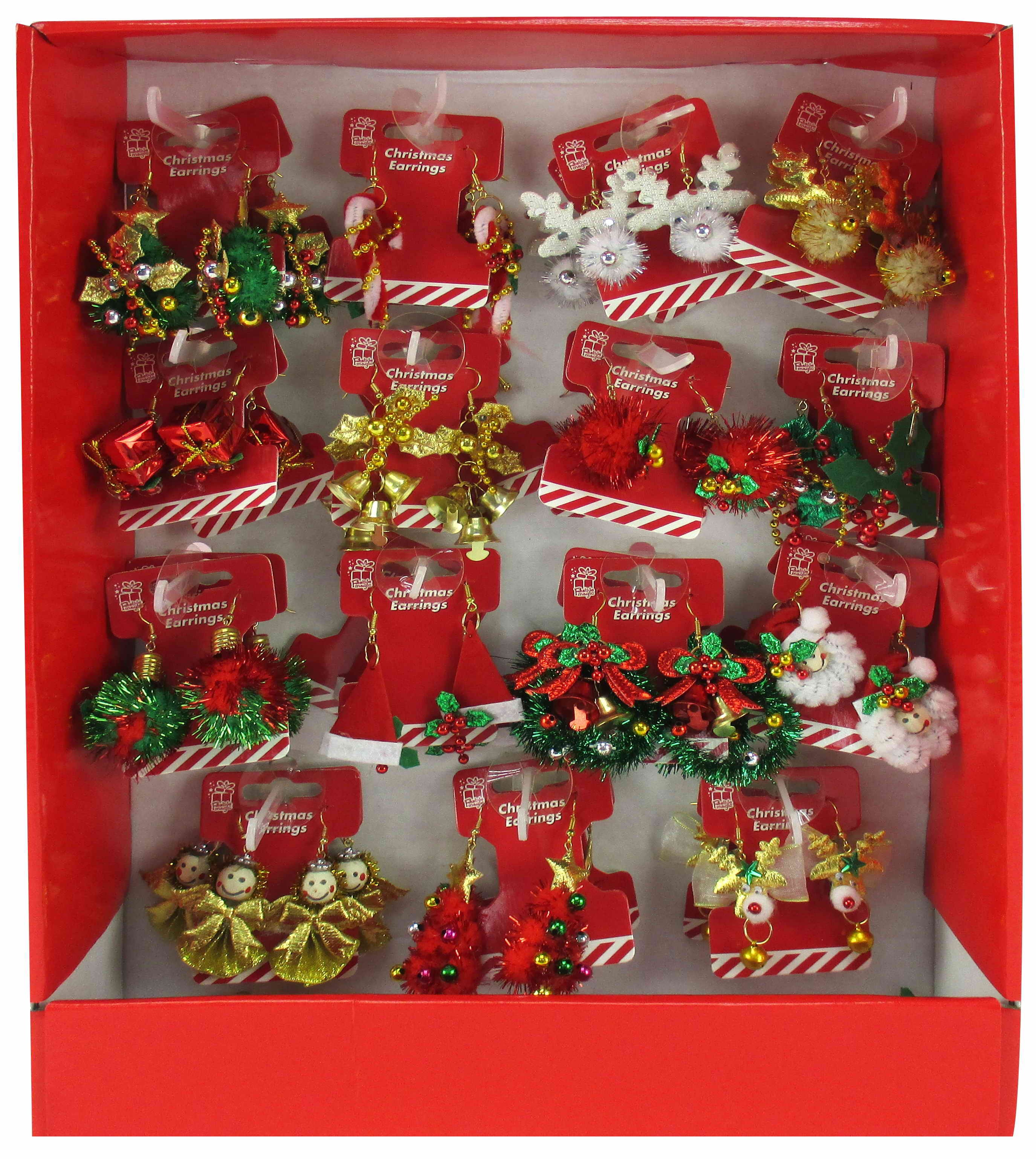  XMAS EARRING PAIR 15ASST 