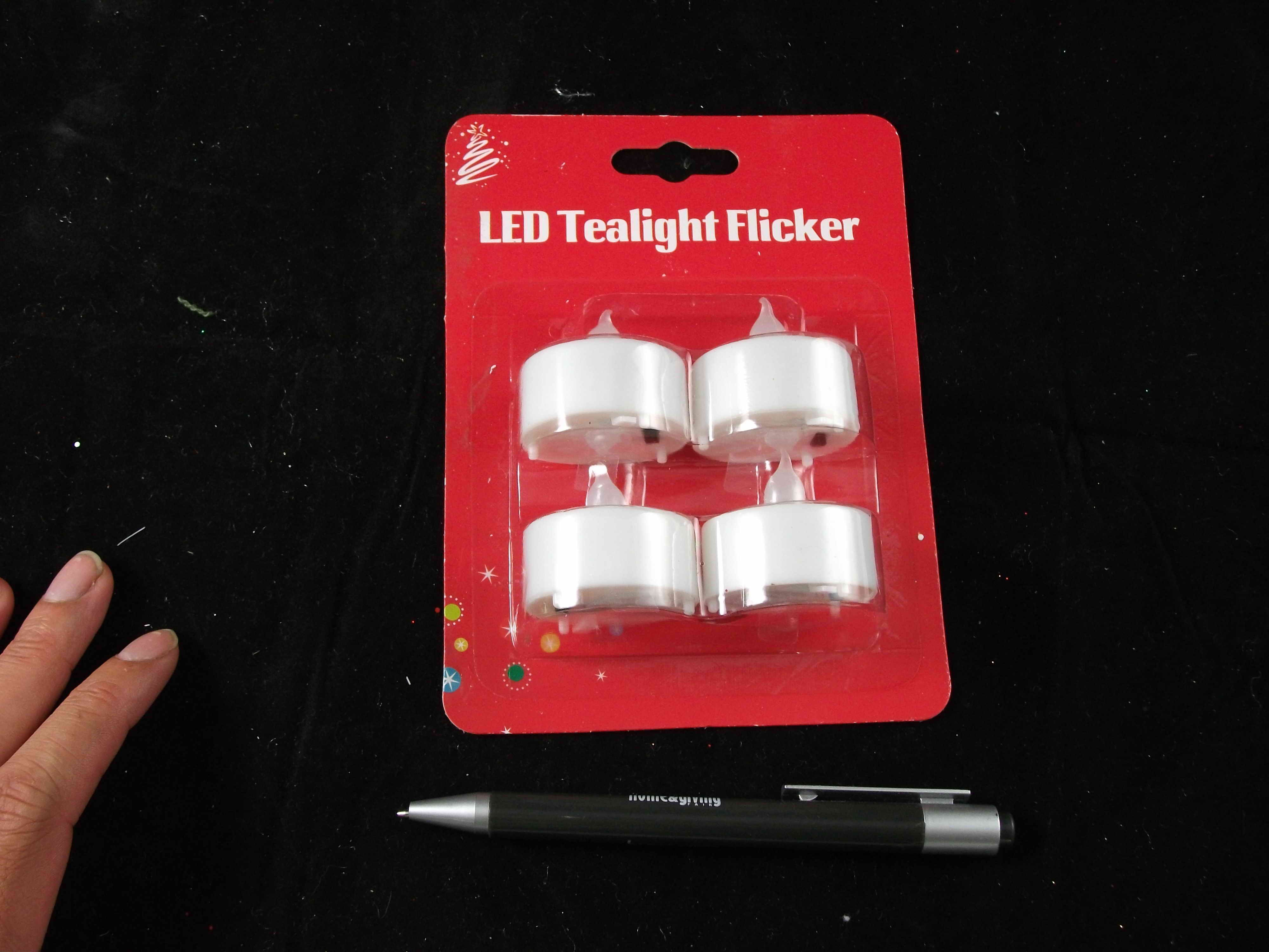 LED TLITE CANDLE 4PC FLICKER