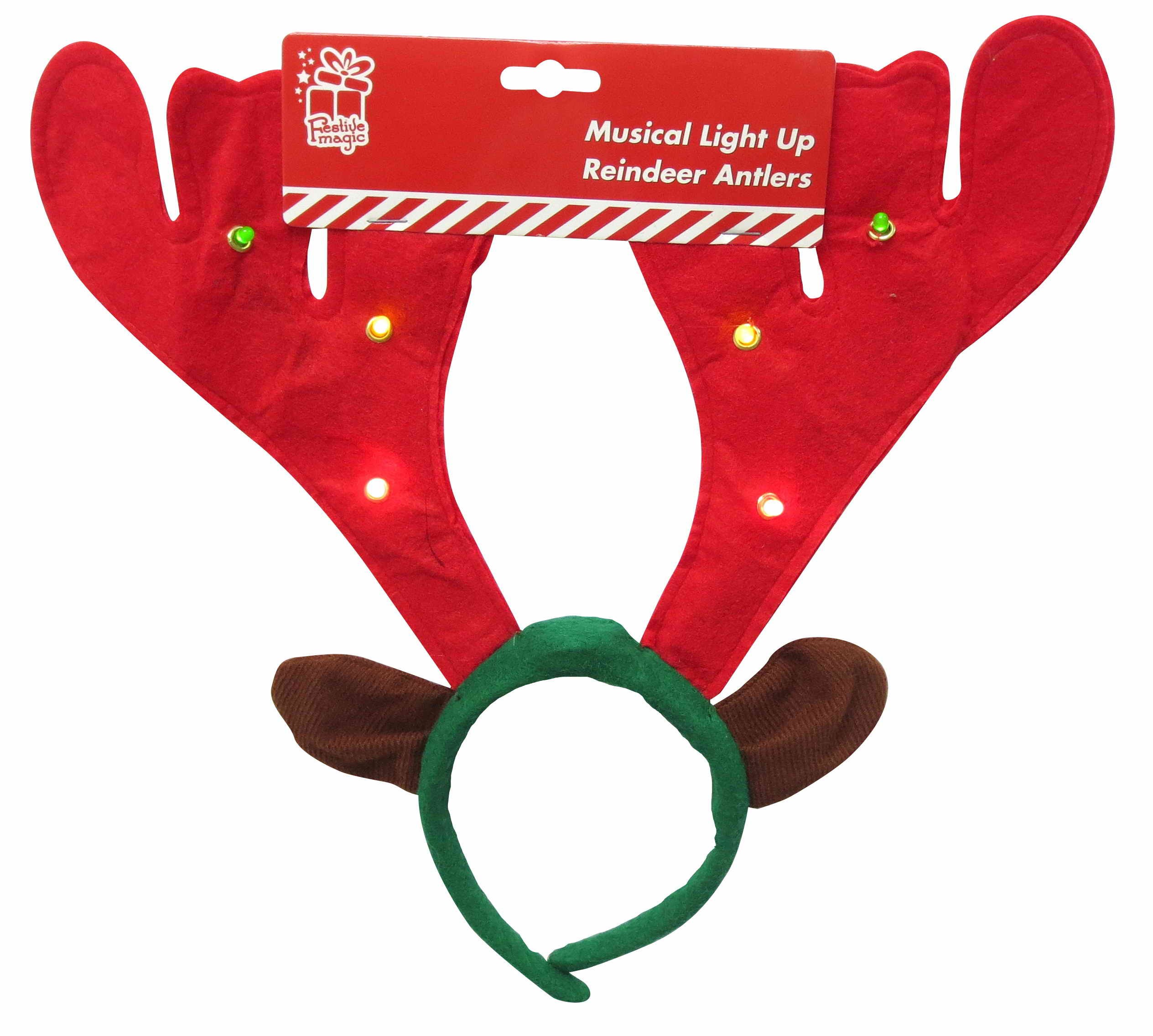  REINDEER ANTLERS 6 MULTI LED 