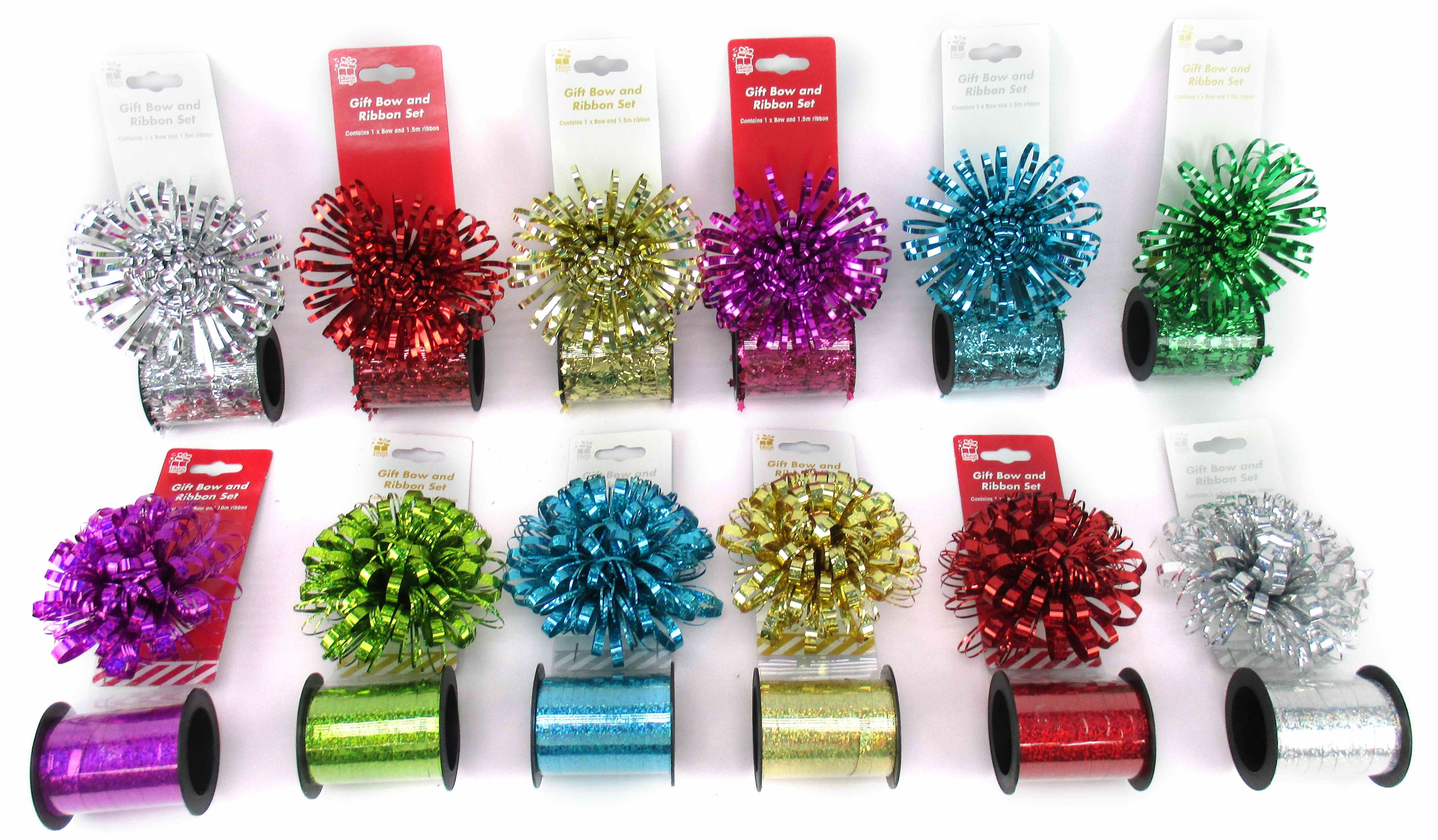 X35, XA6320, GIFT BOW/RIBBON SPOOL 12ASST 