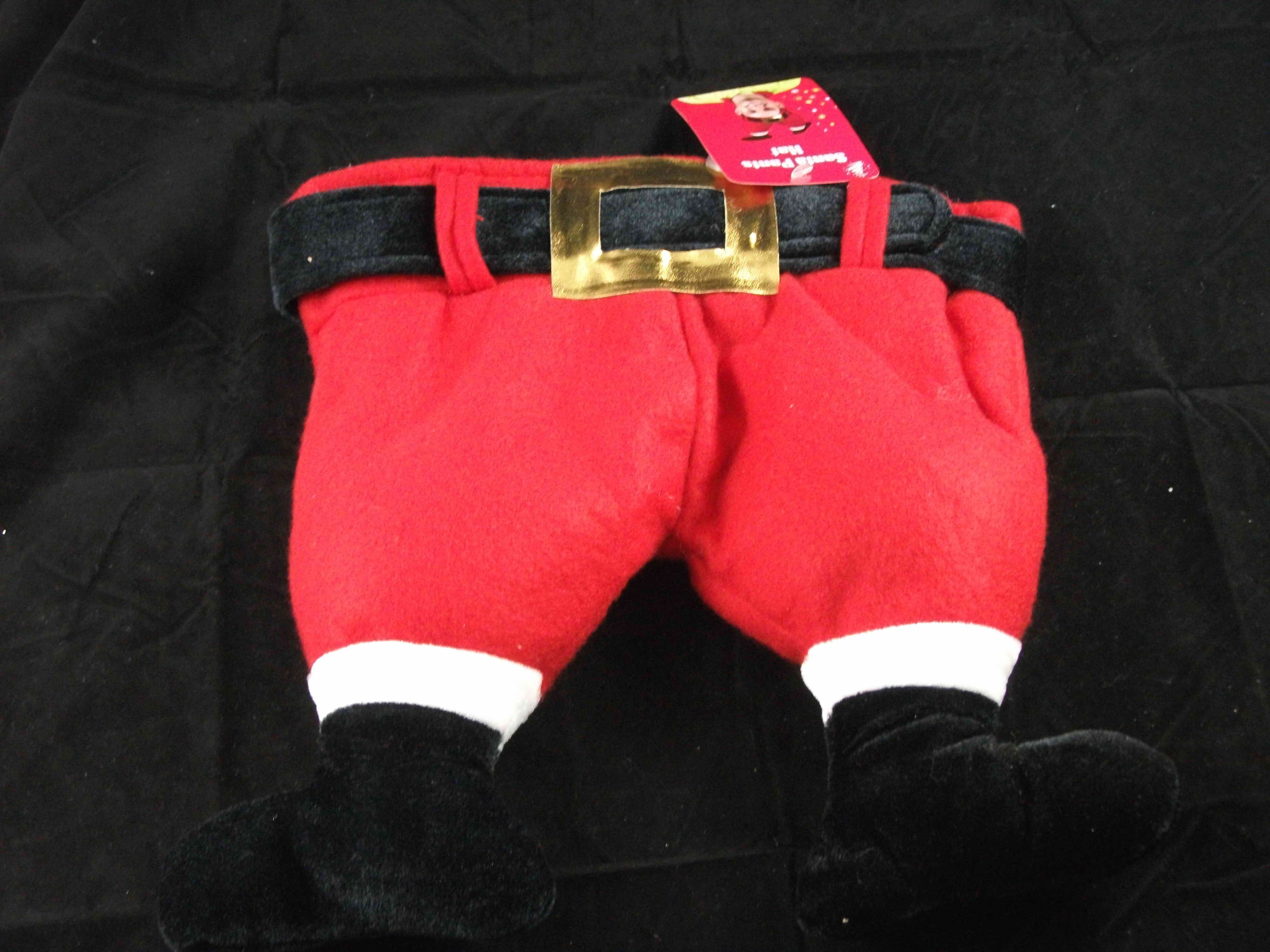 SANTA PANTS HAT VELVETEEN